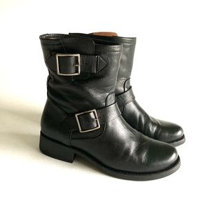 Frye Veronica Black Genuine Leather Boots size 7